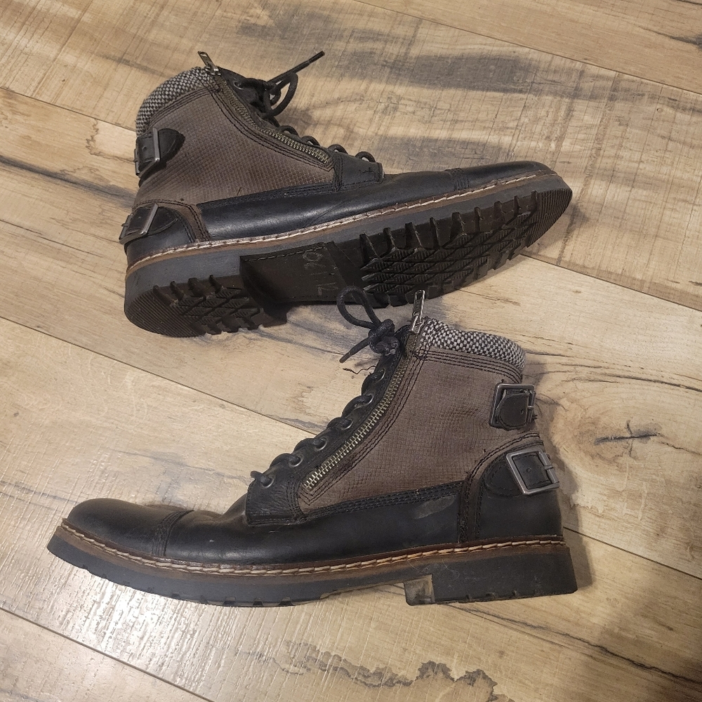 Steve Madden Men's Boots Size 12 Brown and Black